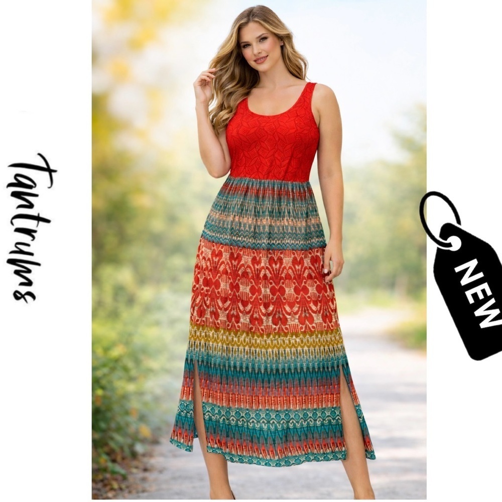 NWT tantrum sleeveless maxi size large